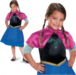 Detský kostým Disney Frozen Anna pre dievčatá 109–123 cm (5–6 rokov)