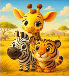 Drevené puzzle Priatelia 20 dielikov WOODEN CITY