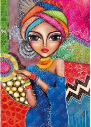 Puzzle brunetka 1000 dielikov MAGNOLIA