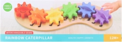 Ozubená húsenica – vzdelávacia prevodová hračka pre deti