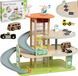 Drevená trojúrovňová garáž Classic World ekologická zóna