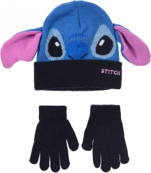 Detská čiapka a rukavice Lilo a Stitch