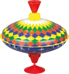 Kovový káča multicolor 19 cm