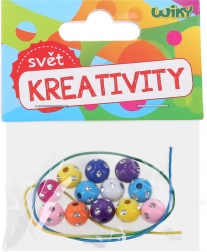 Farebné Korálky s Povrázkom