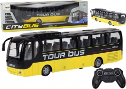 Diaľkovo ovládaný turistický autobus RC so svetelnými efektmi – žltý
