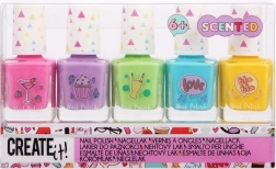 parfumovaná sada lakov na nechty 5 ks – rýchloschnúca, dlhotrvajúca, lesklý finiš