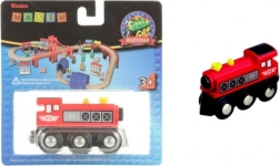 Maxim parná lokomotíva – červená