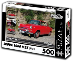 Puzzle RETRO-AUTA Škoda 1000 MBX 500 dielikov
