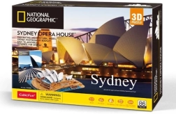 3D puzzle NATIONAL GEOGRAPHIC Sydney, 86 dielikov