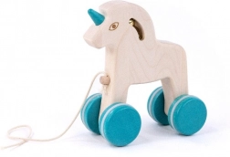 Bajo drevený ťahací jednorožec