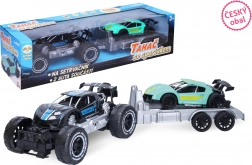 Ťahač s osobným autom 45 cm na zotrvačník