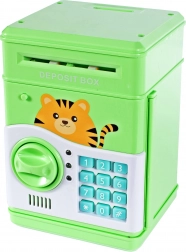 Pokladnička trezor mačička zelená