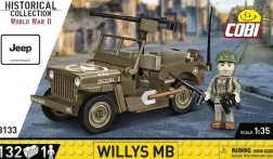 cobi willys mb – stavebnica vojenského džípu 1:35