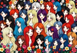 Alipson puzzle Dámy z tajnej záhrady 1000 dielikov