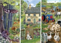 Puzzle Farma Woodland 1000 dielikov