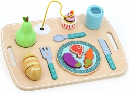 Vilac Drevený aktivity podnos s jedlom
