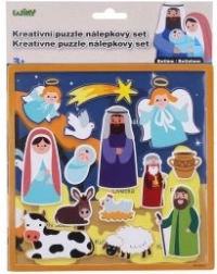 Kreatívna puzzle nálepková sada Betlehem