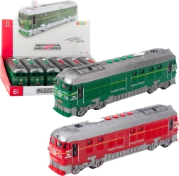 Hračka vlak s efektmi svetla, zvuku a parnou hmlou