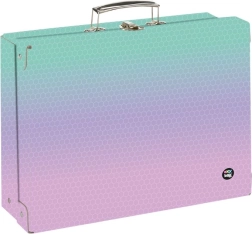 Kufrík A4 OXY NEXT Ombre Pink