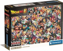 Puzzle 1000 kúskov Dragon Ball - Clementoni