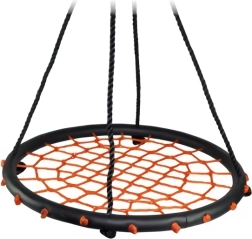 Bino Detské hojdacie hniezdo čierno-červené