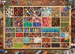 Puzzle Lauřina zbierka korálok 1000 dielikov