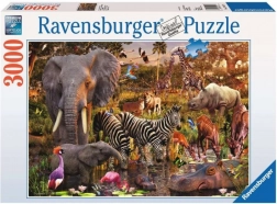 Ravensburger puzzle Africké zvieratá 3000 ks