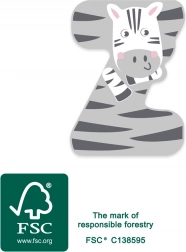 small foot drevené písmeno Z