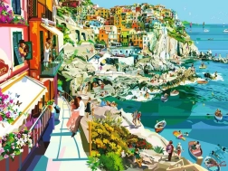 RAVENSBURGER puzzle Romantika v Cinque Terre – 1500 dielikov