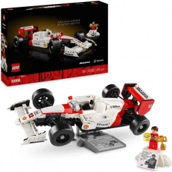 Lego Icons McLaren MP4/4 a Ayrton Senna – zberateľské pretekárske auto pre dospelých