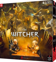 Puzzle The Witcher: hranie Gwentu 1000 dielikov