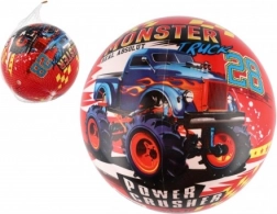 gumová lopta monster truck 23 cm