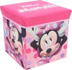 Skladací úložný box a taburet Minnie Mouse Cozy Noxxiez
