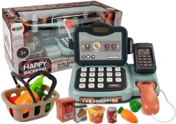 Detská pokladňa s mikrofónom, zvukmi a platobným terminálom