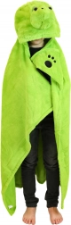 Cozy Noxxiez hrejivá detská deka s kapucňou korytnačka