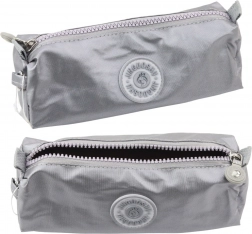 Školský peračník s jednou komorou šedý