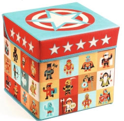 DJECO Box na hračky a sedátko Hviezdy