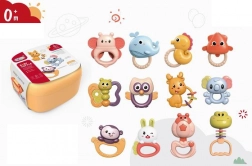 sada hrkálok 12 ks v kufríku