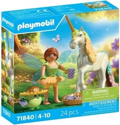 Playmobil Princess Magic – jednorožec Rainbow Flower s vílou