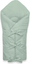 Klasická šnurovacia zavinovačka NEW BABY sea green