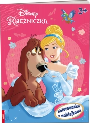 Disney princezné – omaľovánky so samolepkami