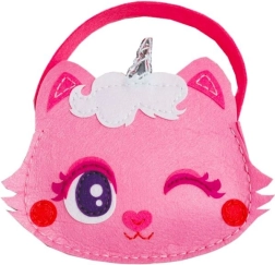 Kreatívna sada – filcová kabelka mačička ružová