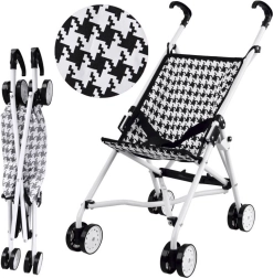 Skladací kočík pre bábiky s bodkami – Pepito