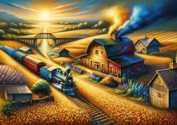 Puzzle Jesenná cesta 260 dielikov