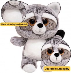 Plyšová hračka mýval s veľkými očami 22 cm