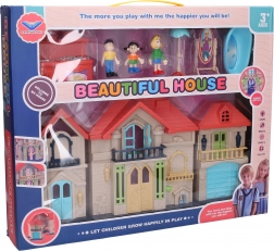 Domček pre bábiky s efektmi 40 cm set