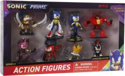 Sonic akčné figúrky - 8 ks Deluxe box