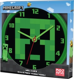 Nástenné hodiny Minecraft 25 cm