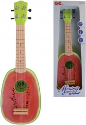 Detské ukulele MaDe červené 54 cm