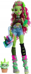 bábika Monster High Venus McFlytrap s mačiatkom Chewlian